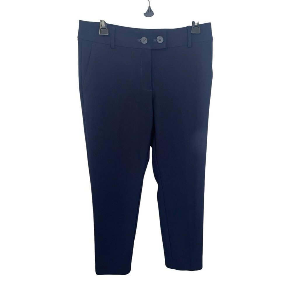 LOFT Women's Size 6 Navy Blue Curvy Slim Dress Pants Career Pants